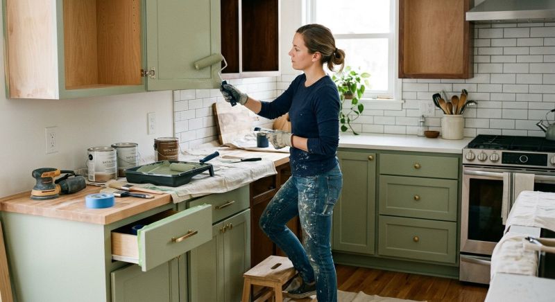 Cabinet Restyling in Austin, TX