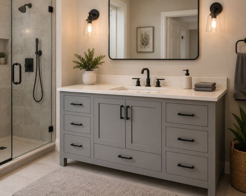 Vanity Cabinet Installation in Bloomington, IN
