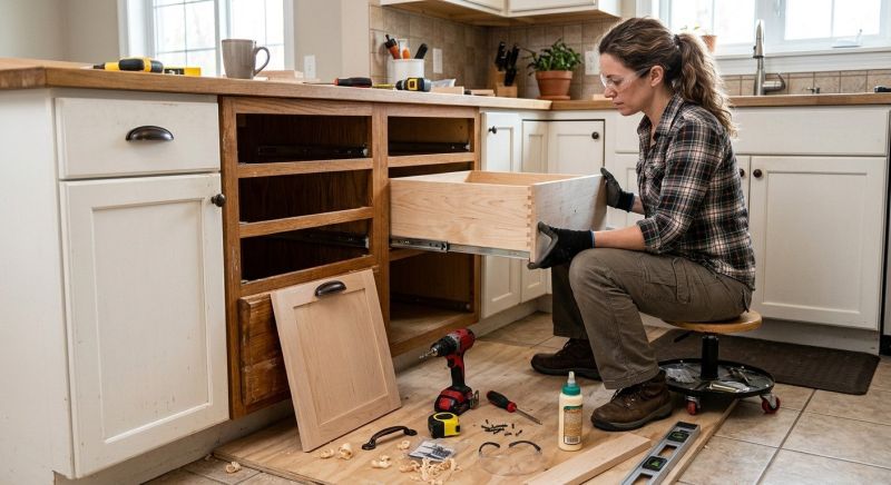 Cabinet Drawer Remodeling in Indianapolis, IN