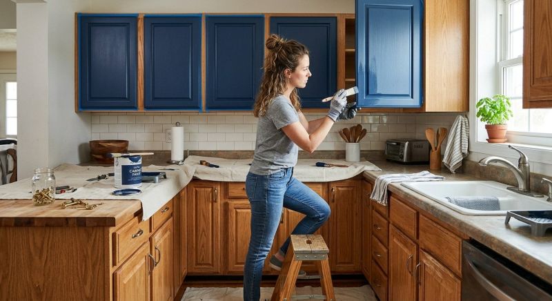 Cabinet Restyling in Bloomington, IN