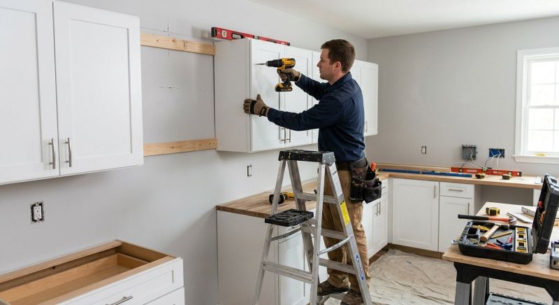 Glazed Cabinets Installation in Muncie, IN
