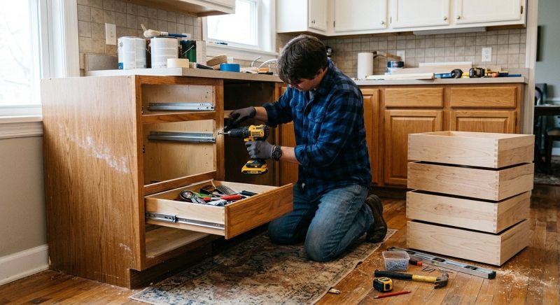 Oak Cabinet Remodeling in Austin, TX