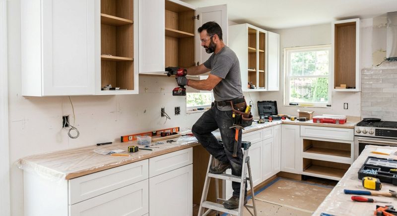 Pine Cabinets Installation in Dayton, OH