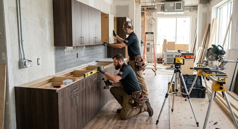 Wood Cabinet Installation in Carmel, IN